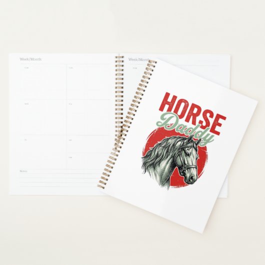 Antieke Pa Vader Gravure Planner (Display)
