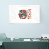 Antieke Pa Vader Gravure Spandoek (Beurs)