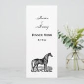 Antieke Paard Staand Kaart (Staand voorkant)