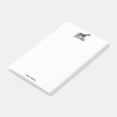 Antieke Paard Staand Post-it® Notes (Schuin)
