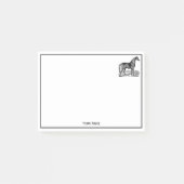 Antieke Paard Staand Post-it® Notes (Voorkant)