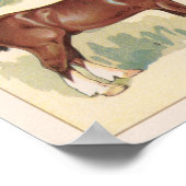 Antieke paarden poster (Hoek)
