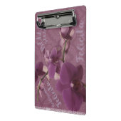 Antieke paarse orchidee mini klembord (Angled2)