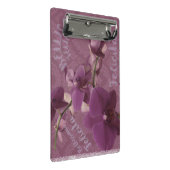 Antieke paarse orchidee mini klembord (Schuin)