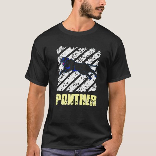 Antieke Panter Kat Cadeau T-shirt (Voorkant)