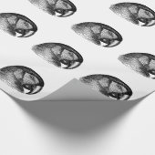 Antieke Papegaai Cadeaupapier (Hoek)