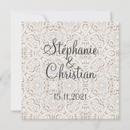 Antieke papieren kantelhouwelijk  (Voorkant)