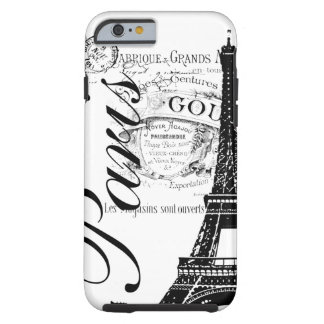 Antieke Parijs & Eiffeltoren Tough iPhone 6 Hoesje