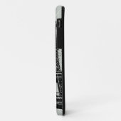Antieke Parijs & Eiffeltoren Case-Mate iPhone Case (Achterkant/links)