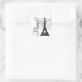 Antieke Paris & Eiffeltoren Label (Tas)