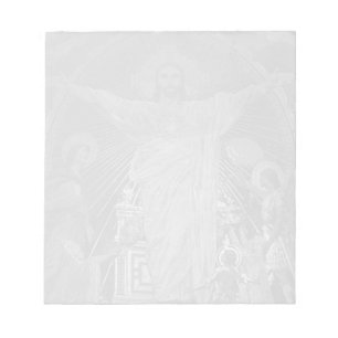Antieke Paris Hoofd mozaïek Heilig Hart jesus Notitieblok