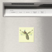 Antieke Pauw Magneet (Insitu (Vaatwasser))