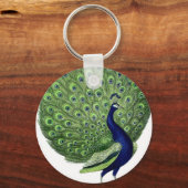 Antieke Pauw Sleutelhanger (Voorkant)