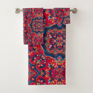 Antieke Perzische Oriëntaalse Turkse Vintage Patro Bad Handdoek