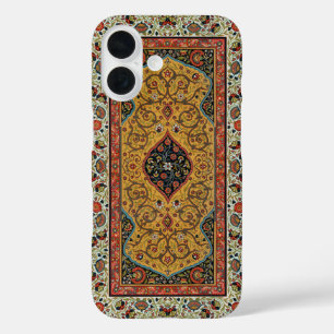 Antieke Perzische Tapijt Elegant Ontwerp iPhone 16 Hoesje