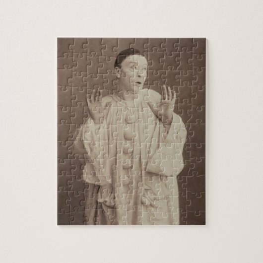 Antieke Pierrot Clown Legpuzzel (Verticaal)