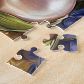Antieke Pioen Bloem Botanische Legpuzzel (Zijkant)