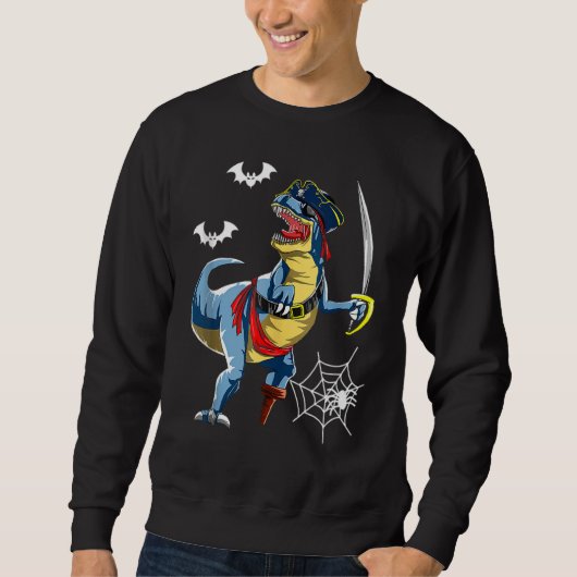 Antieke Piraat Dinosaurus Rex Trui (Voorkant)
