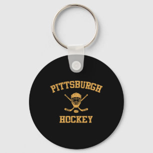 Antieke Pittsburgh-hockey Sleutelhanger