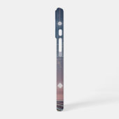 Antieke Pixel-Arcade Mystieke Structuur iPhone 16 Hoesje (Linkerkant)