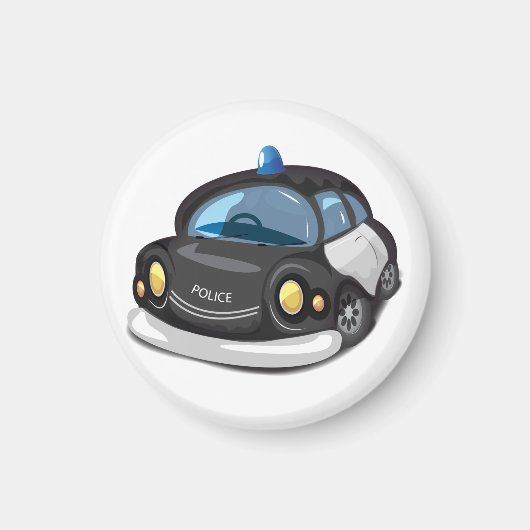 Antieke Politieauto Magneet (Voorkant)
