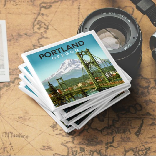 Antieke Portland Oregon Magneet