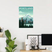 Antieke Portland Poster (Thuiskantoor)