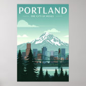 Antieke Portland Poster (Voorkant)