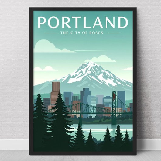Antieke Portland Poster