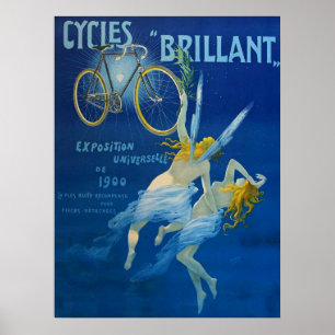 Antieke Poster Cycles Brillant Henry Gray C 1900
