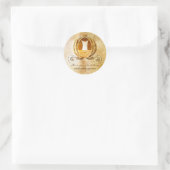 Antieke Prinses Assepoester Koets Label Sticker (Tas)