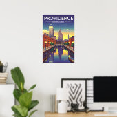 Antieke Providence Rhode Island Poster (Thuiskantoor)