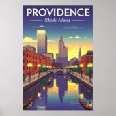 Antieke Providence Rhode Island Poster (Voorkant)