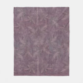 Antieke Pruim Libelle Dans Fleece Deken (Voorkant)