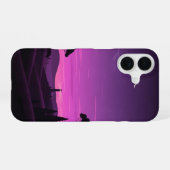 Antieke Pruim Schemering iPhone 16 Hoesje (Achterkant horizontaal)