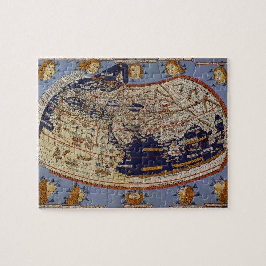 Antieke Ptolemaeïsche Wereldkaart, Johannes van Ar Legpuzzel (Horizontaal)