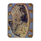 Antieke Ptolemaeïsche Wereldkaart, Johannes van Ar Magneet (Verticaal)