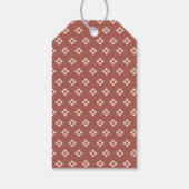 Antieke quilt cadeautag cadeaulabel (Achterkant)