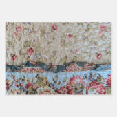Antieke quilt inpakpapier vel (Voorkant)
