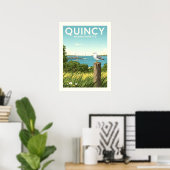 Antieke Quincy Massachusetts Poster (Thuiskantoor)