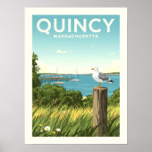 Antieke Quincy Massachusetts Poster (Voorkant)