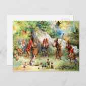 Antieke Raad van Dwergen Briefkaart (Voorkant / Achterkant)