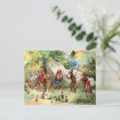 Antieke Raad van Kabouters Briefkaart (Staand voorkant)