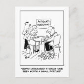 Antieke ramp. Antiek dealer waardering. grappig Briefkaart (Voorkant)