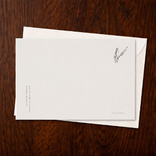 Antieke Regency Briefwisseling Briefpapier