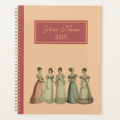 Antieke Regency Dames Planner voor Jane Austen Fan (Voorkant)