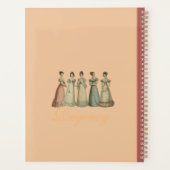 Antieke Regency Dames Planner voor Jane Austen Fan (Achterkant)