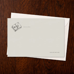 Antieke Regency-tijdperk briefwisseling