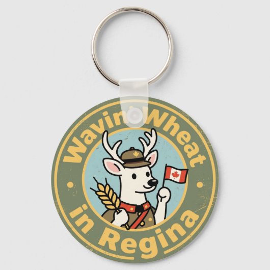 Antieke Regina SK Bruine Uniform Sleutelhanger (Voorkant)
