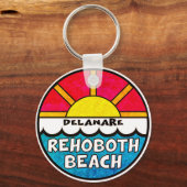 Antieke Rehoboth Beach, DELAWARE Sleutelhanger (Voorkant)